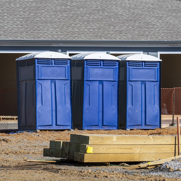 how do you dispose of waste after the porta potties have been emptied in Baldwin IA